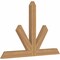 Ekena Millwork Saratoga Timber Gable Bracket, Western Red Cedar, 72"W x 48"H x 3 1/2"D x 5 1/2"F, 16/12 Pitch GBW072X48X0406SAR00SWR - alternate 5